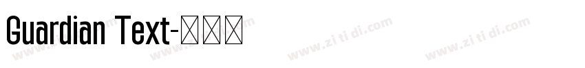 Guardian Text字体转换
